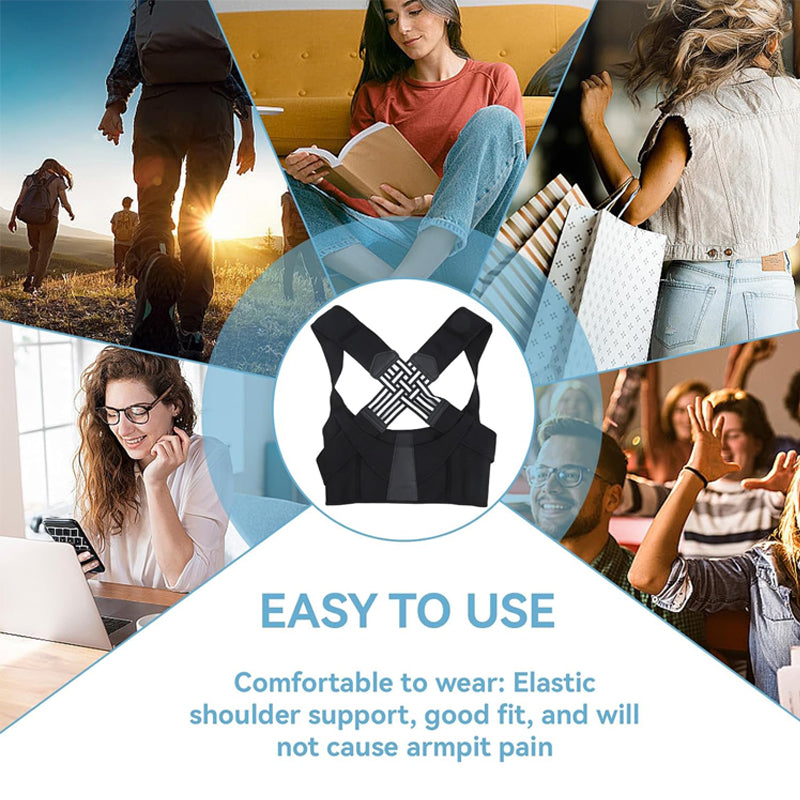 Adjustable Back Support Upper and Lower Pain Relief Posture Corrector Belt