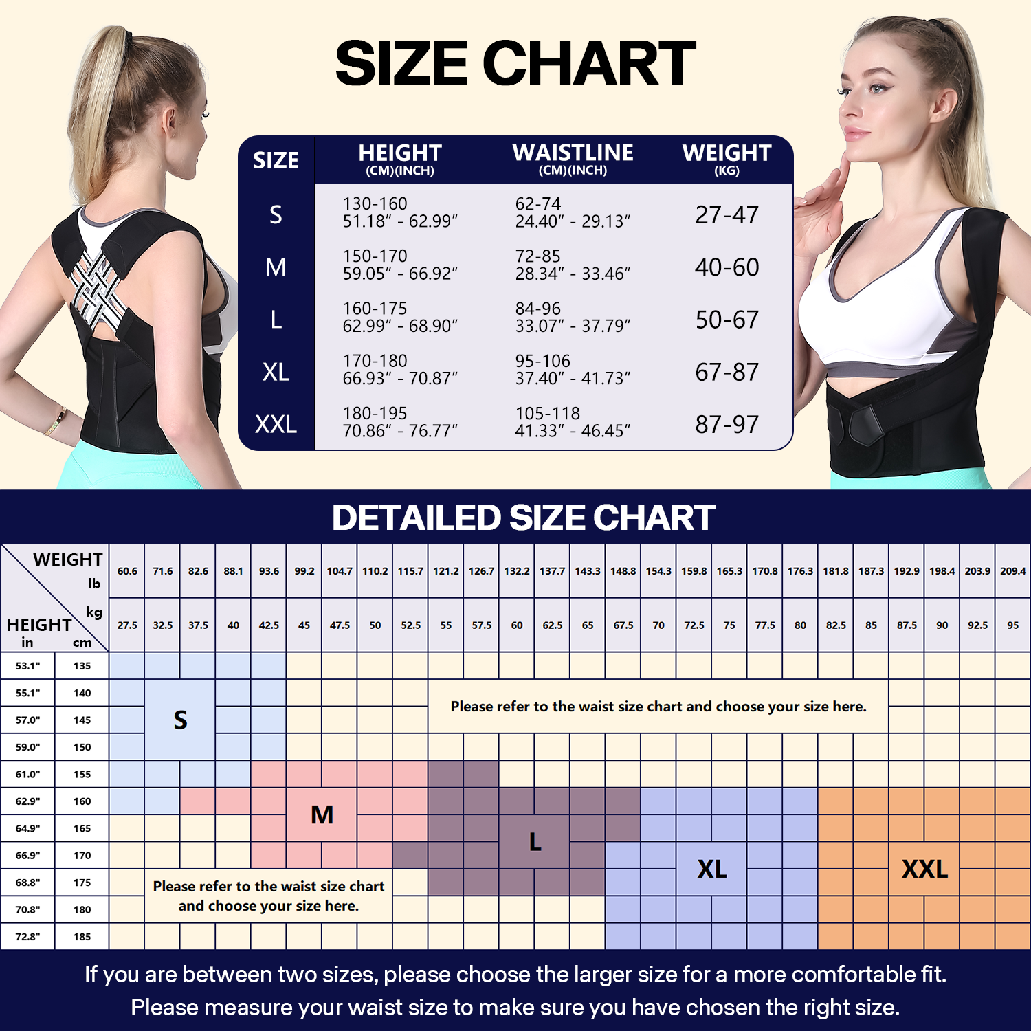 Adjustable Back Support Upper and Lower Pain Relief Posture Corrector Belt