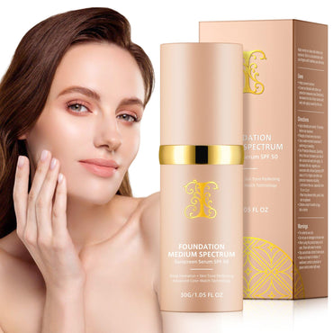 4 in 1 Foundation Medium Spectrum Liquid  40ml