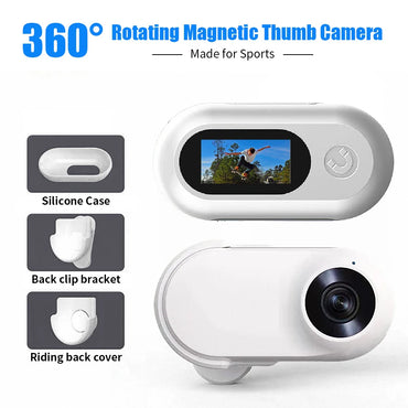 Mini Body Camera | Thumb Action Camera 2k Video Recording